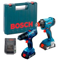 Набор инструментов Bosch GSR 180 Li + GDX 180 Li