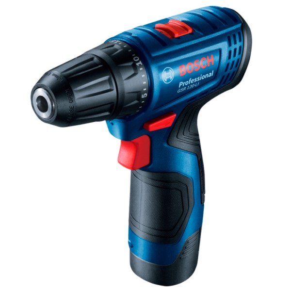Аккумуляторная дрель-шуруповерт Bosch GSR 120-LI Professional + фонарь GLI 12V-300