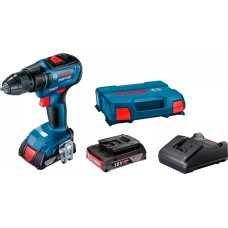Безщітковий акумуляторний дриль-шурупокрут Bosch Professional GSR 18V-50 в L-Case з 2 акб 2 Ah та з/п GAL 18V-20