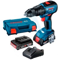 Акумуляторний ударний дриль-шурупокрут Bosch GSB 18V-50 Professional, 2 АКБ 2 Ah