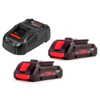 Набор Bosch 2 аккумулятора ProCORE 18V 4.0Ah + GAL 1880 CV