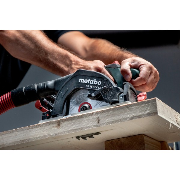 Аккумуляторная дисковая пила Metabo KS 18 LTX 57, 2 акб 8 Ah