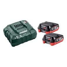 Базовый комплект Metabo 2 аккум. LiHD 12 В - 4,0 А·ч + ASC 55