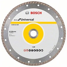 Алмазный отрезной круг Bosch ECO for Universal Turbo, 230-22,23 мм