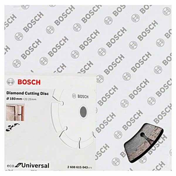 Алмазный отрезной круг Bosch ECO for Universal Turbo, 180-22,23 мм, 10 шт