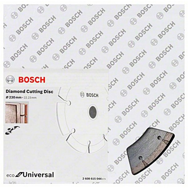 Алмазний відрізний круг Bosch ECO for Universal Turbo, 230-22,23 мм, 10 шт