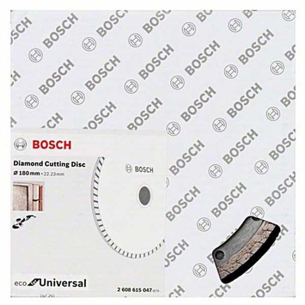 Алмазний відрізний круг Bosch ECO for Universal Turbo, 180-22,23 мм, 10 шт