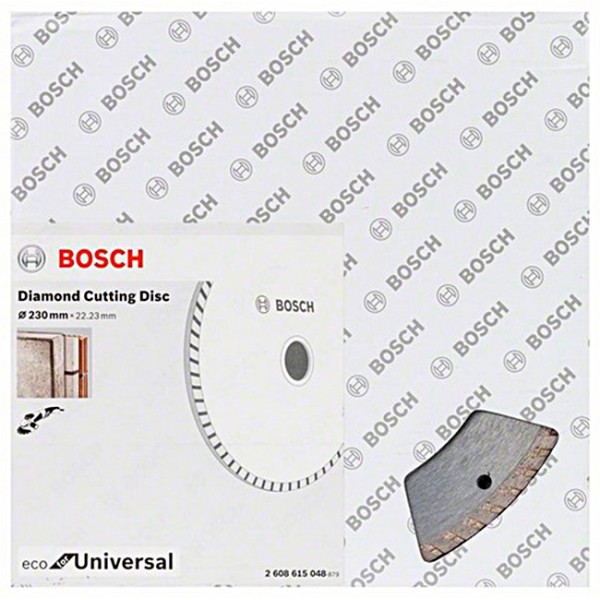 Алмазний відрізний круг Bosch ECO for Universal Turbo, 230-22,23 мм, 10 шт