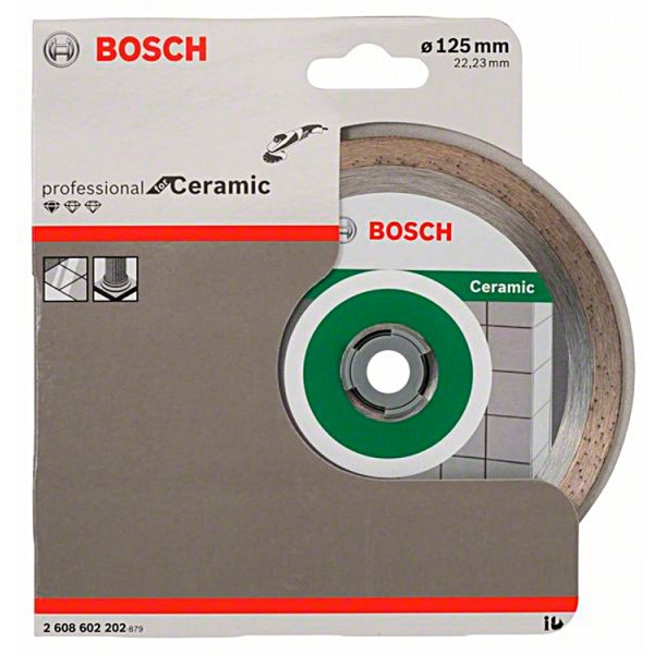 Алмазный отрезной круг Bosch Standard for Ceramic, 125-22,23 мм