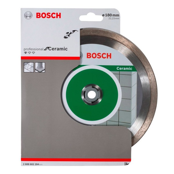 Алмазний відрізний круг Bosch Standard for Ceramic, 180-22,23 мм