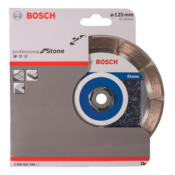 Алмазный отрезной круг Bosch Standard for Stone 125-22,23 мм