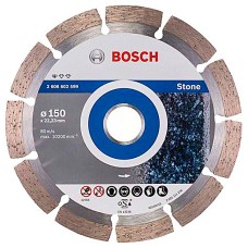 Алмазный отрезной круг Bosch Standard for Stone 150-22,23 мм