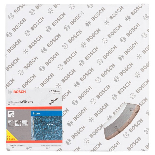 Алмазный отрезной круг Bosch Standard for Stone 230-22,23 мм, 10 шт