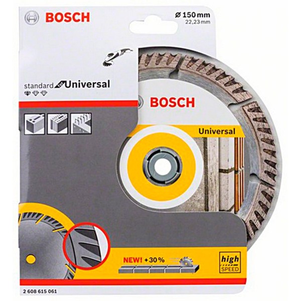 Алмазний відрізний круг Bosch Standard for Universal, 150-22,23 мм