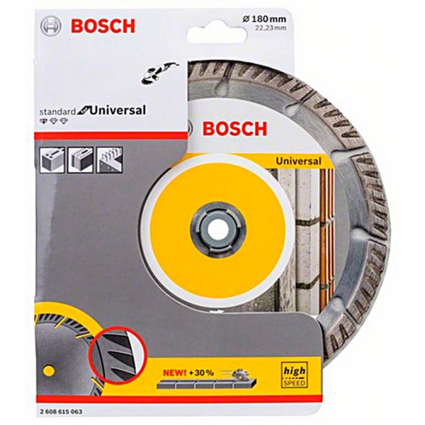 Алмазний відрізний круг Bosch Standard for Universal, 180-22,23 мм