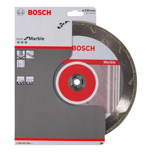 Алмазний відрізний круг Bosch Best for Marble, 230-22,23 мм