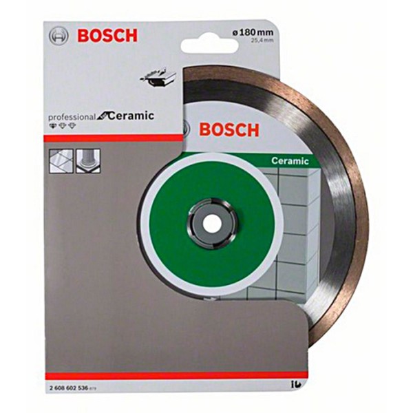 Алмазный отрезной круг Bosch Standard for Ceramic, 180-25,40 мм
