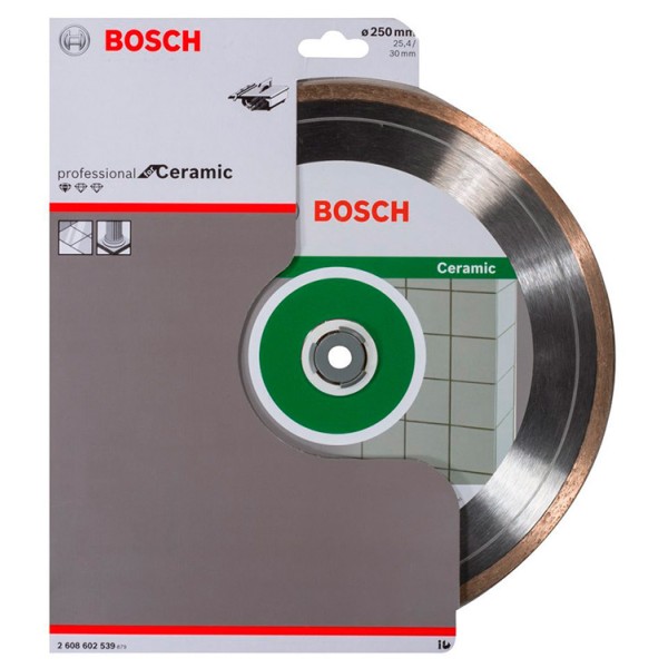 Алмазний відрізний круг Bosch Standard for Ceramic, 250-25,40/30 мм