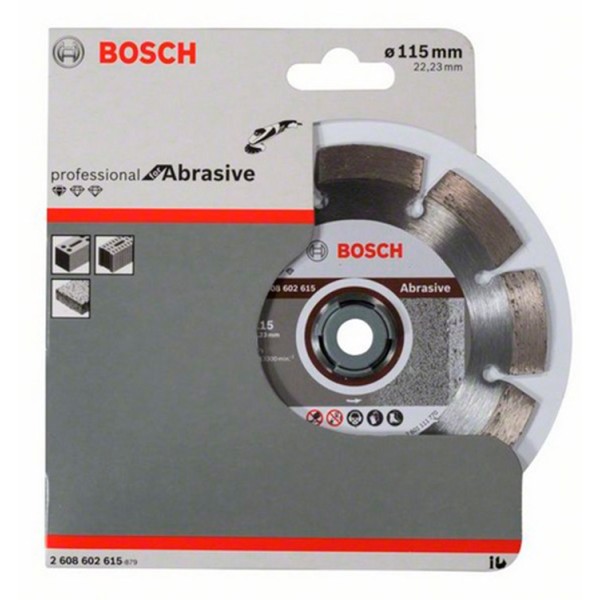 Алмазный отрезной круг Bosch Standard for Abrasive, 115-22,23 мм