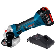 Акумуляторна болгарка Bosch GWS 18-125 V-LI, акб GBA 18 В 4.0 Ah