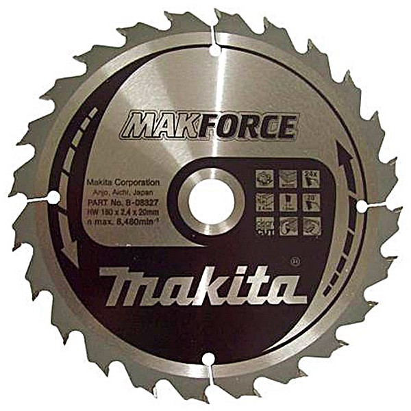 Пильный диск Makita MAKForce 180x20 мм 24Т
