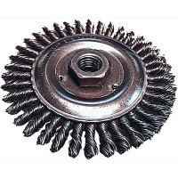 Дисковая щетка Makita, 115х0,5 мм, М14, 20, скрученная стальная проволока
