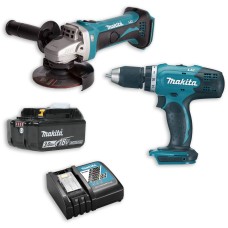 Набор инструментов Makita DLXMUA453 (DDF453, DGA452)