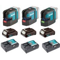 Набор лазерных уровней Makita DLXMUALASERL (SK105DZ, SK106DZ, SK105GDZ)