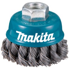 Чашечная щетка Makita, 100х0,5 мм, М14, 26, скрученная стальная проволока