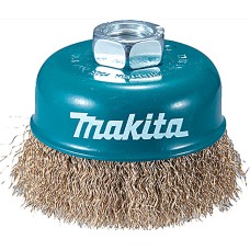 Чашечная щетка Makita, 100х0,3 мм, М14, гофрированная стальная проволока