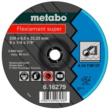 Круг зачистной Metabo Flexiamant Super по стали, 150x6x22,23 мм