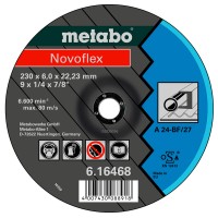 Круг зачистной Metabo Novoflex, по стали, 150x6x22,23 мм