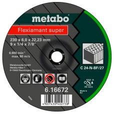 Круг зачисний Metabo Flexiamant Super по каменю, 115x6x22,23 мм