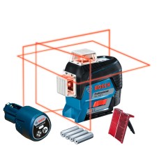 Лінійний лазерний нівелір Bosch GLL 3-80 C (AA) + L-Boxx ready