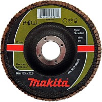 Лепестковый шлифкруг Makita, 115х22,23 мм, К40, карбид кремния