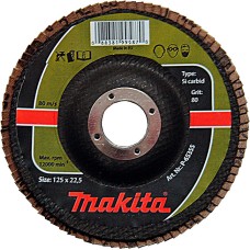 Лепестковый шлифкруг Makita, 115х22,23 мм, К120, карбид кремния