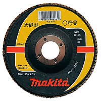 Лепестковый шлифкруг Makita, 115х22,23 мм, К120, цирконий