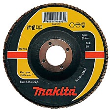 Лепестковый шлифкруг Makita, 115х22,23 мм, К120, цирконий