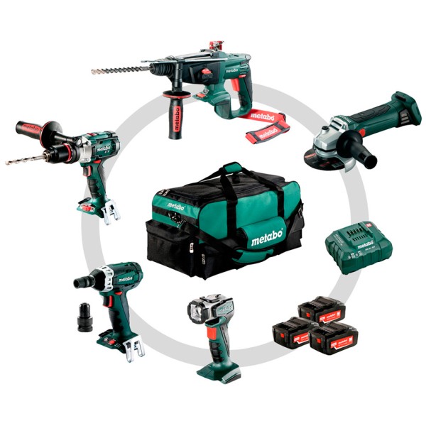 Набор Metabo Combo Set 5.1, строительный