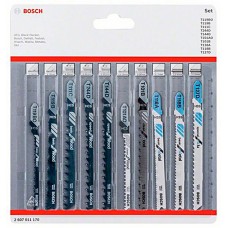 Набір пиляльних полотен Bosch Wood + Metal, 10 шт