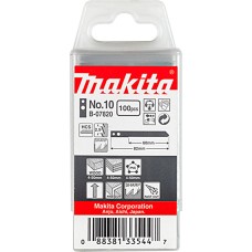 Набор пилок Makita №10 HCS по дереву, 60 мм, 100 шт