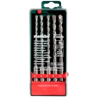Набор буров Metabo SDS-Plus Classic, 5 шт