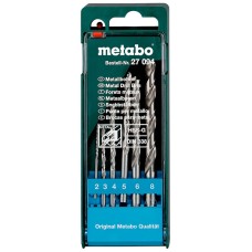 Набор сверл Metabo HSS-G, 2-8 мм, 6 шт