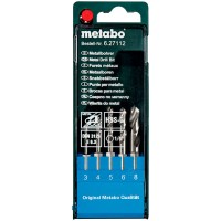 Набор сверл Metabo HSS-G, 3-8 мм, 5 шт
