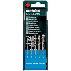 Набор сверл Metabo HSS-G, 3-8 мм, 5 шт