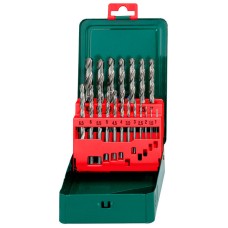 Набор сверл Metabo HSS-G, SP, 1-10 мм, 19 шт