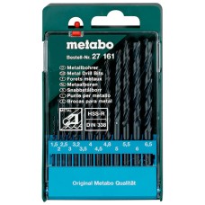 Набор сверл Metabo HSS-R, 1,5-6,5 мм, 13 шт