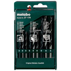 Набор сверл Metabo, 3х5/ 6/ 8 мм, 9 шт