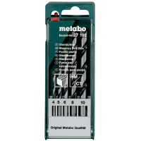 Набор сверл Metabo, по камню, 4-10 мм, 5 шт
