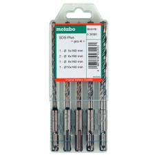 Набор буров Metabo SDS-Plus PRO4, 5 шт